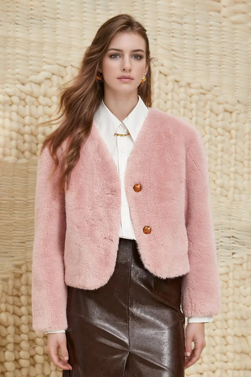Faux Fur Jacket