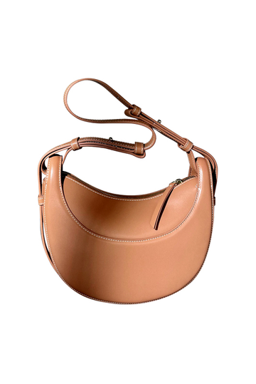 Leather Saddle Shoulder Bag - Fibflx
