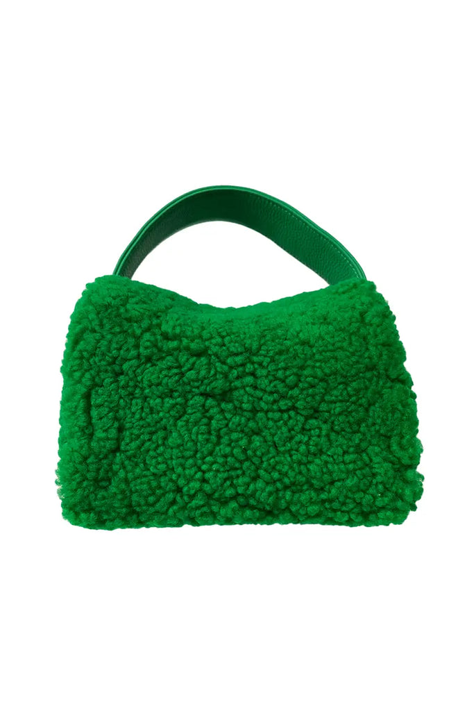 Mini Shearling Top Handle Handbag Fibflx