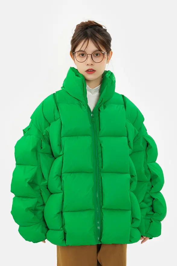 Fibflx Women s Unisex Oversized Down Puffer Jacket