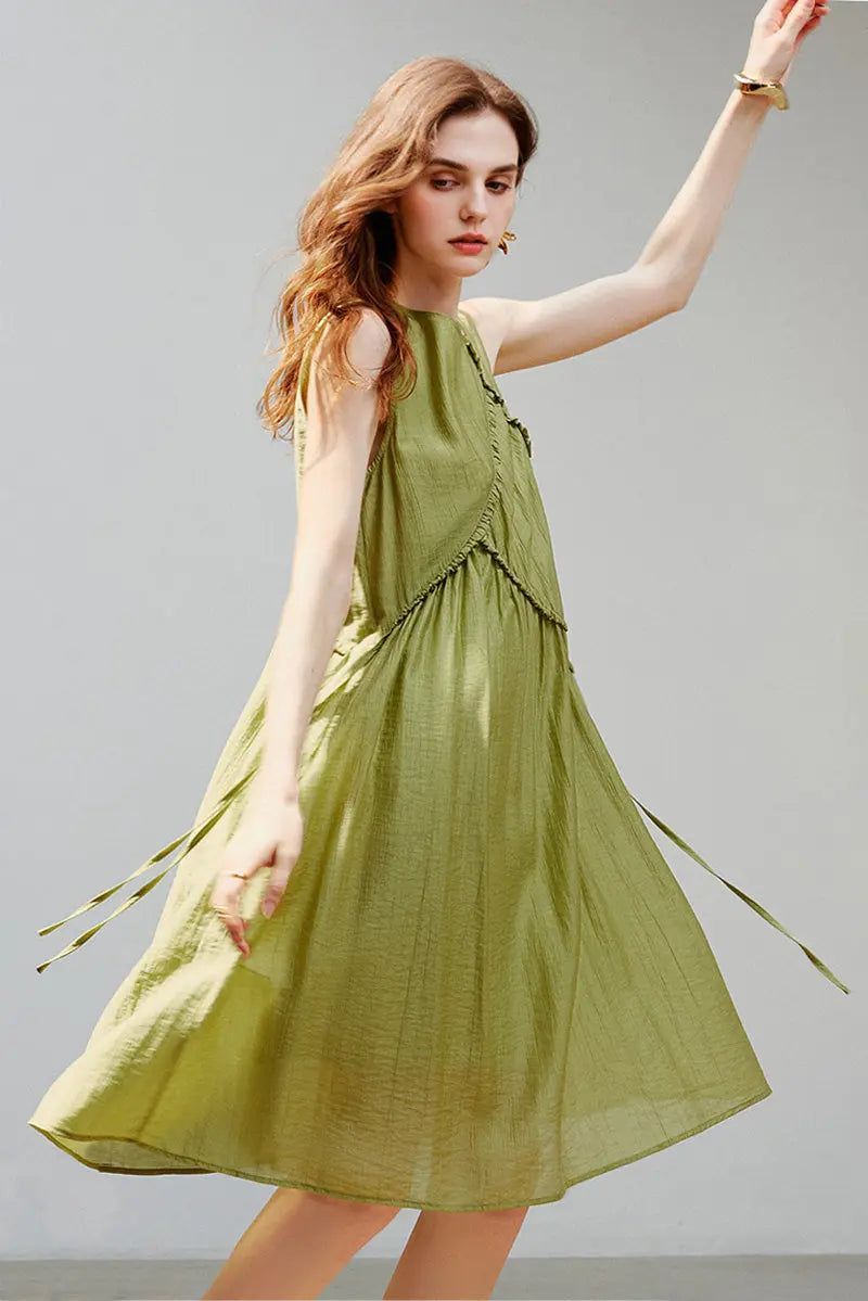 ruffle sage green dress Womens Lipsy Sage Green Ruffle Sleeve Cowl Neck Maxi Dress US 10
