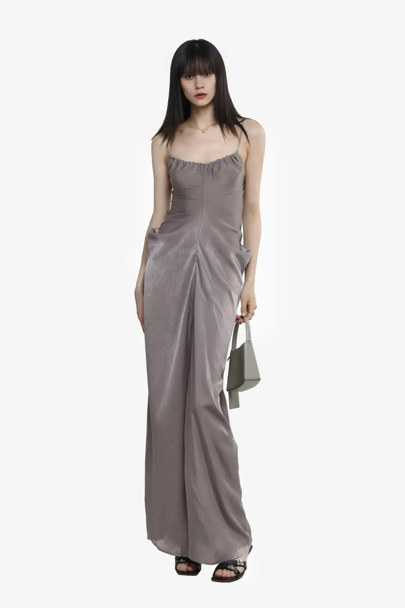 ruched dress spaghetti strap Amazon.com: Women's Summer Sexy Ruched Satin Dress Spaghetti Strap  Drawstring Side Slit Slip Hem Cocktail Evening Party Clubwear Blue :  Clothing, Shoes & Jewelry