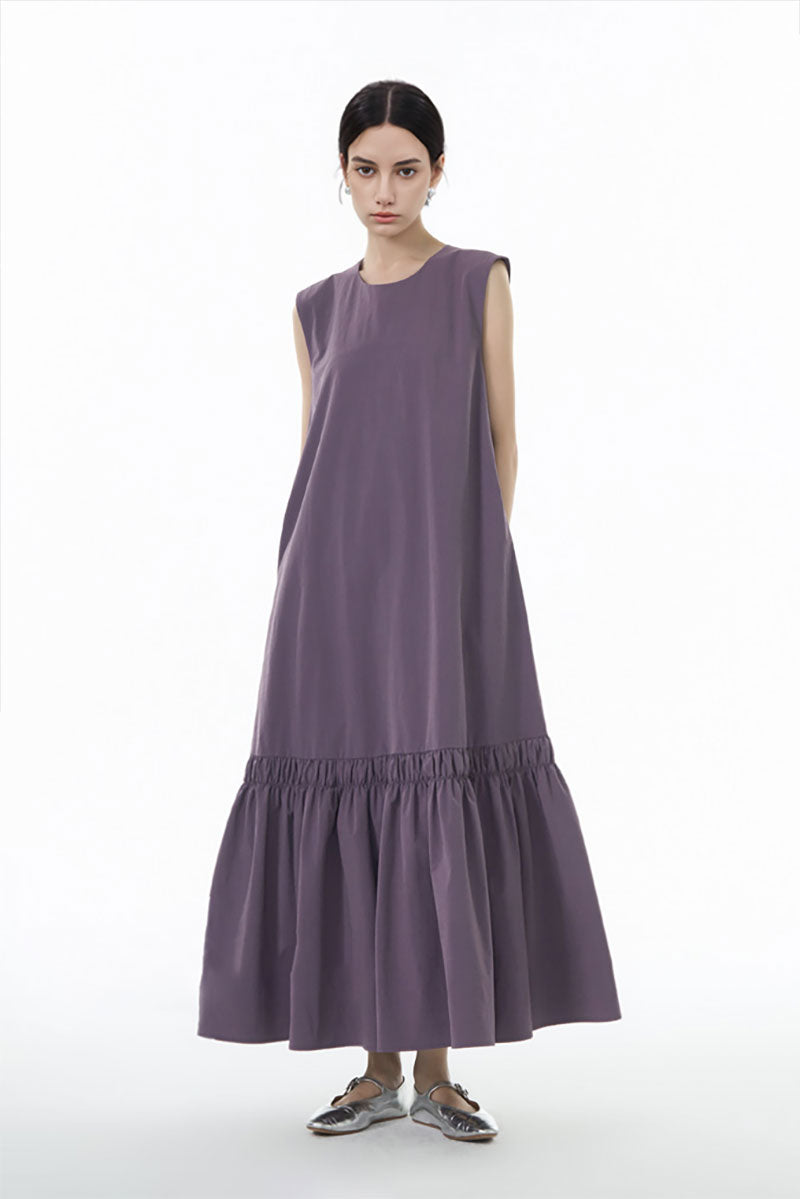Aisha Relaxed Sleeveless Sleep Tunic – Maxi