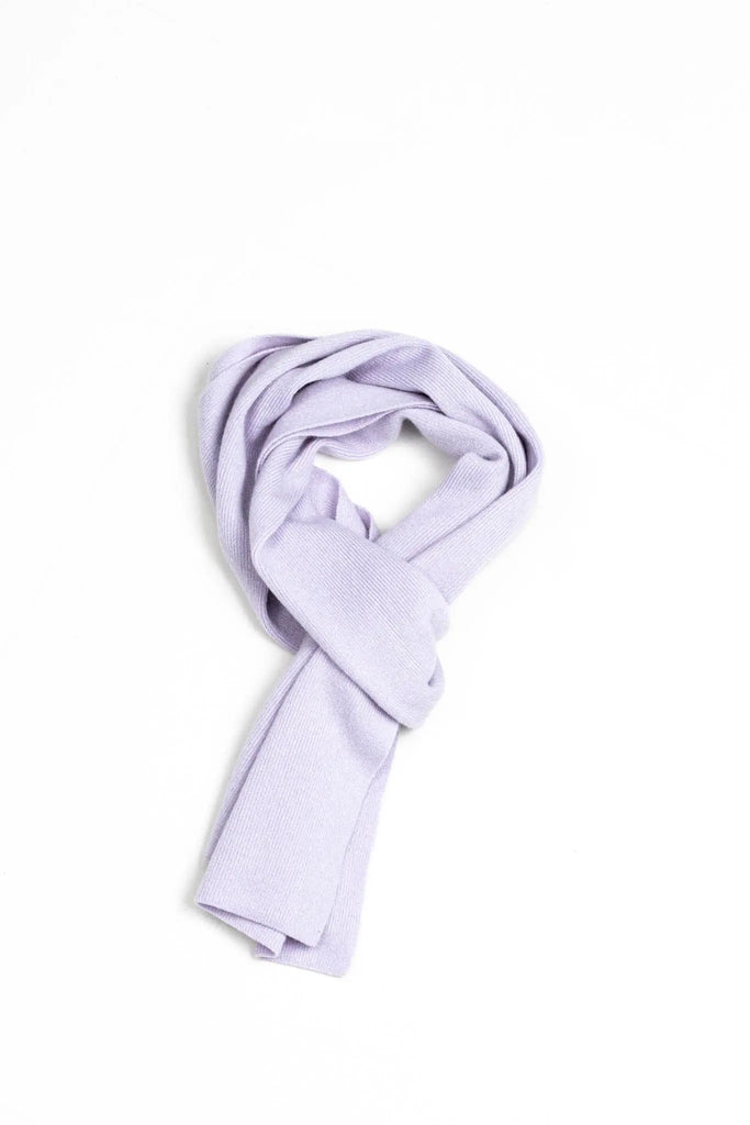 cashmere and merino wool blend scarf purple lavender winter accessory women's gift