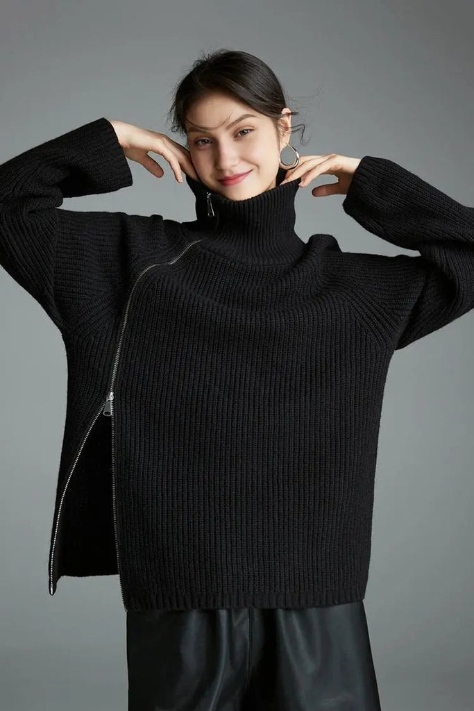 How to Style Turtleneck Sweaters and Sweater Dresses