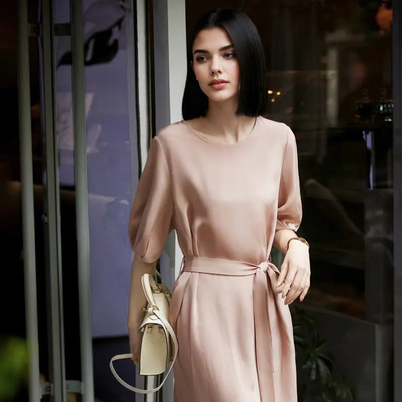 what to wear with a silk dress Cami Dress: From Work to Play