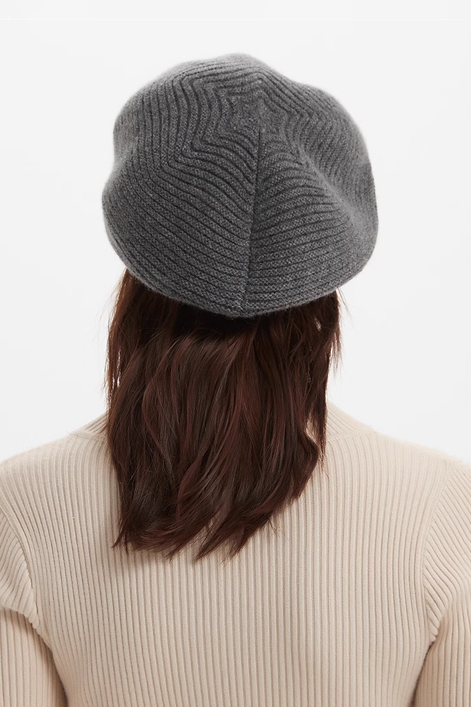 Fibflx Women's 100 Cashmere  French Beret Hats