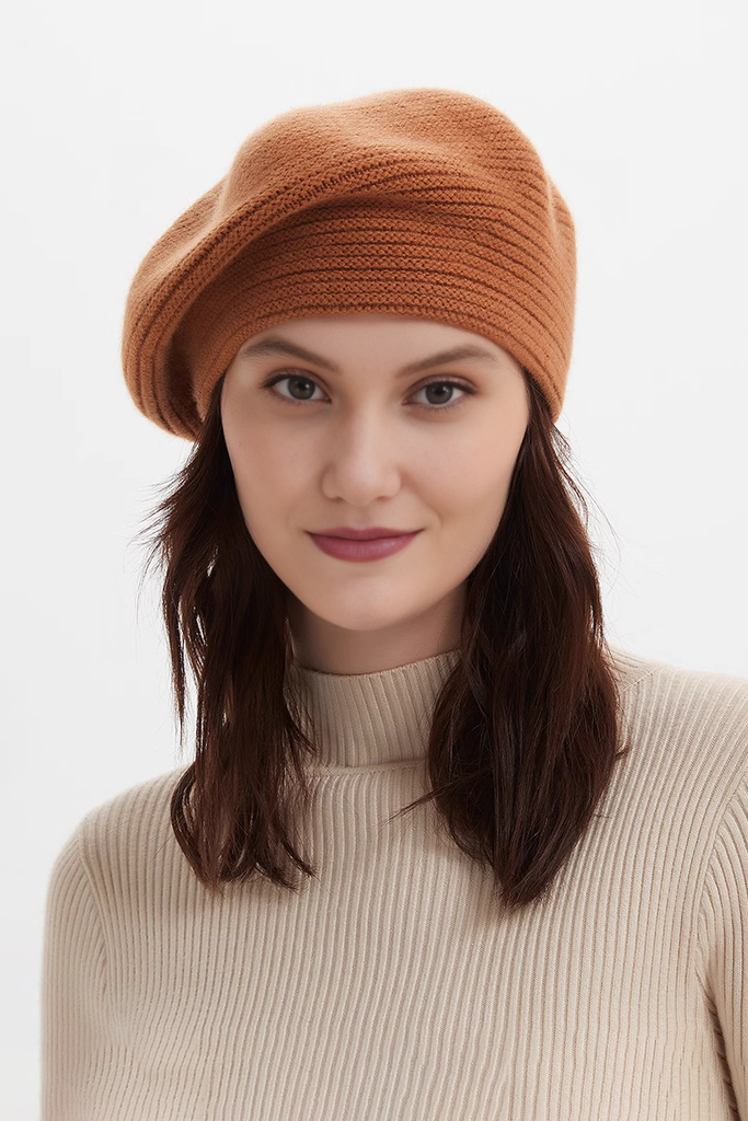 100 Cashmere French Beret Women's Hats