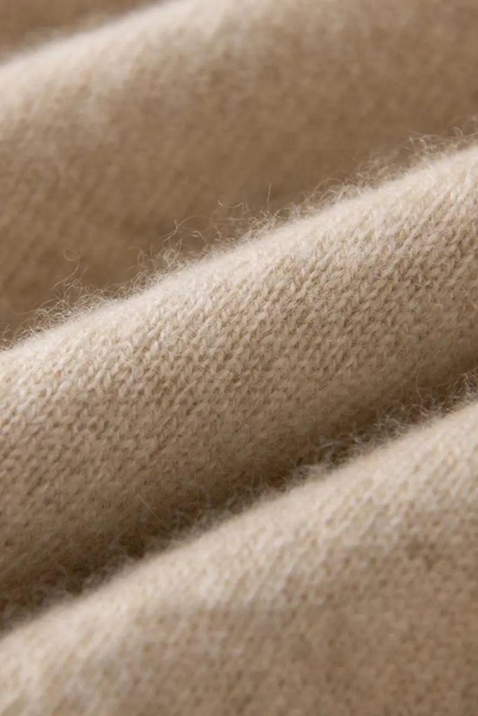 Fibflx Women's 100 Cashmere Button-Up Poncho Sweater