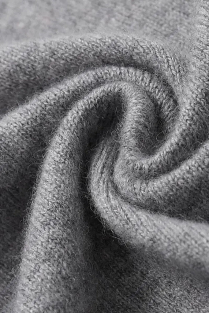 Fibflx Women's 100 Cashmere Hooded Zip-Front Sweater