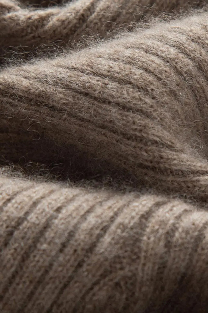 Fibflx Women's 100 Cashmere Sleeveless Rib-Knit Midi Sweater Dress