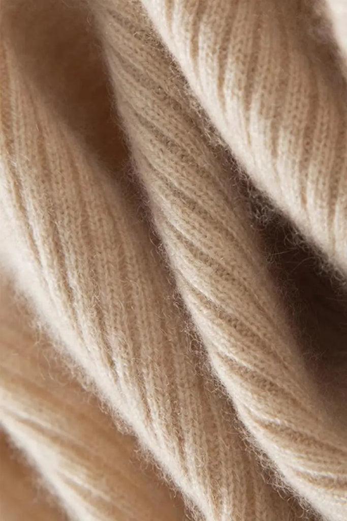 Fibflx Women's 100 Cashmere Sleeveless Rib-Knit Midi Sweater Dress