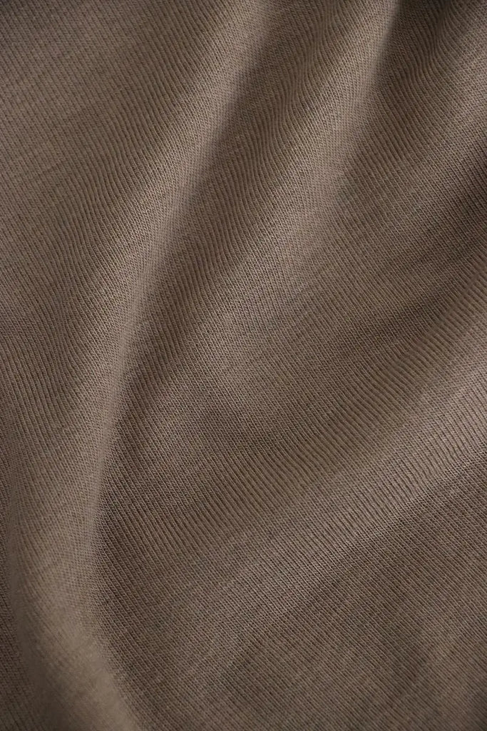 Fibflx Women's 100 Cotton Ribbed Knit Boat Neck Lettuce Trim Slim Fit Top