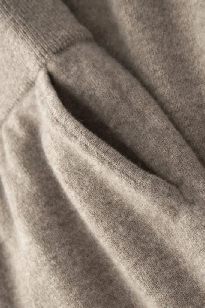 Fibflx Women's 100 Merino Wool Knit Jogger Pants with Elastic Waist