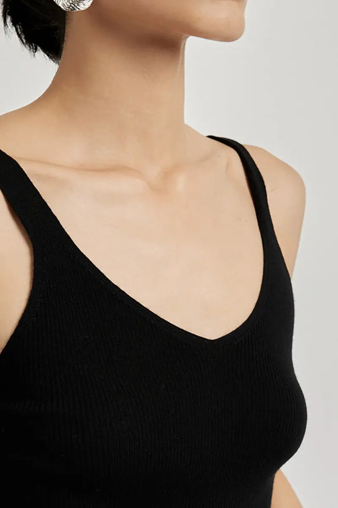 100 Merino Wool Seamless Knit Tank Top  Fibflx