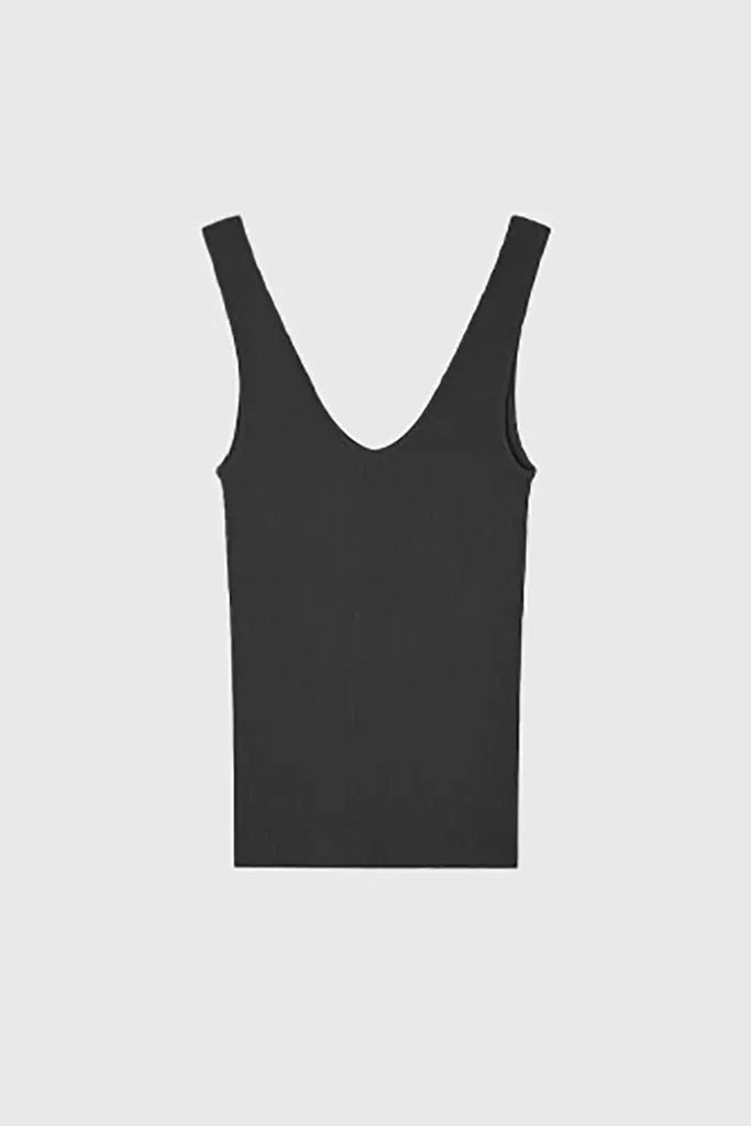 100 Merino Wool Seamless Knit Tank Top  Fibflx