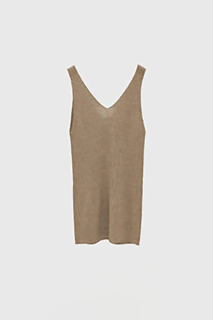100 Merino Wool Seamless Knit Tank Top  Fibflx