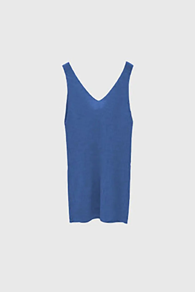 100 Merino Wool Seamless Knit Tank Top  Fibflx