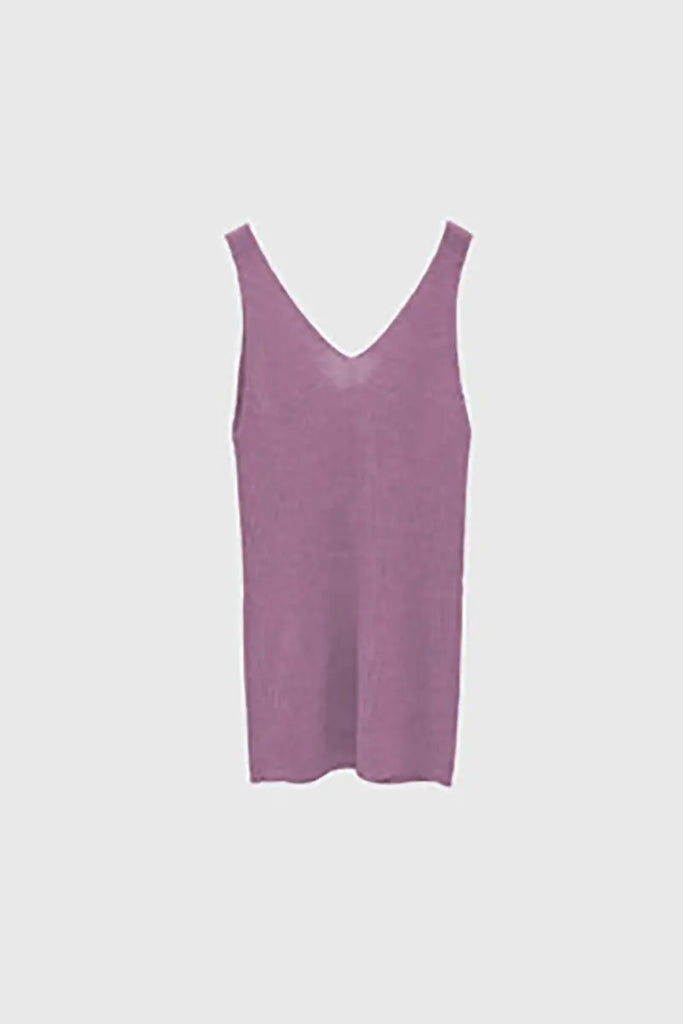 100 Merino Wool Seamless Knit Tank Top  Fibflx