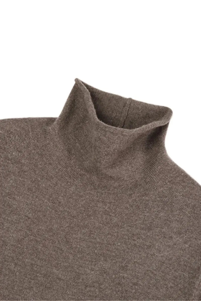 Fibflx Women's 100 Wool Long Sleeve Crewneck Maxi Sweater Dress