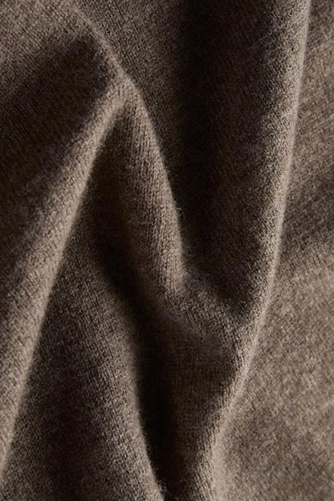 Fibflx Women's 100 Wool Long Sleeve Crewneck Maxi Sweater Dress