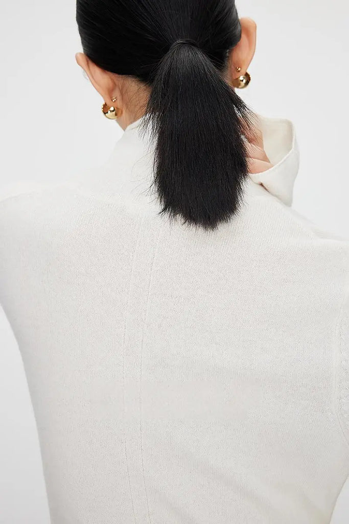 Fibflx Women's 100 Wool Long Sleeve Crewneck Maxi Sweater Dress