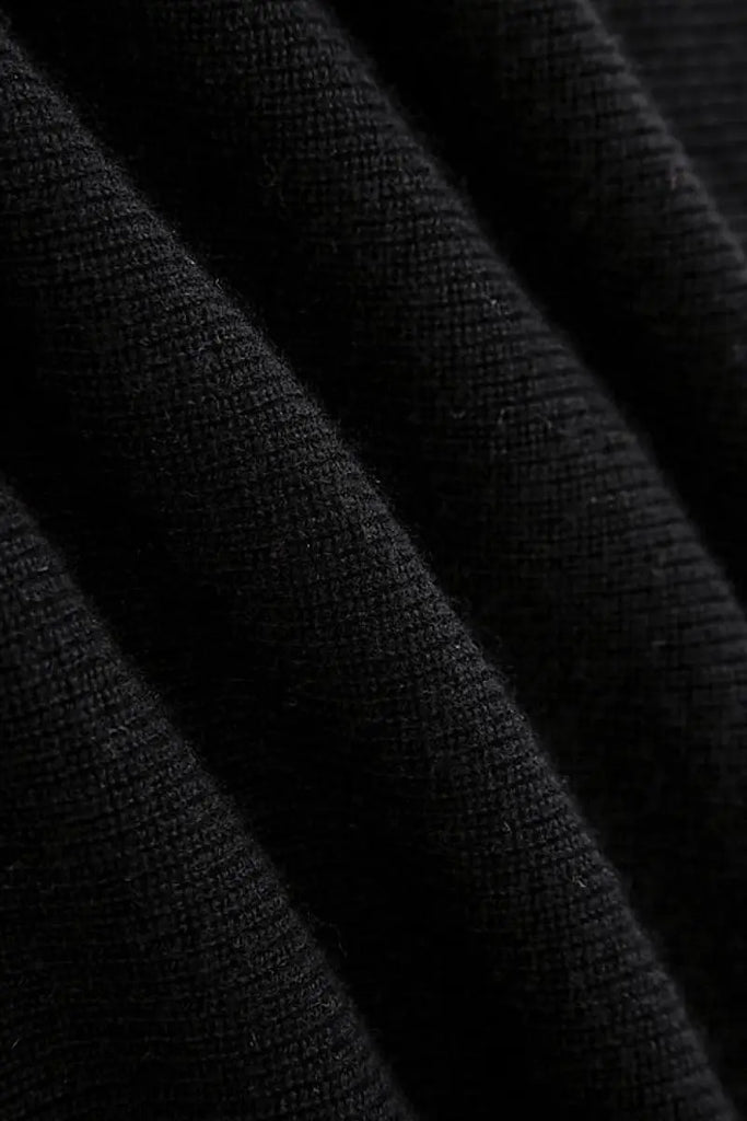 Fibflx Women's 100 Wool V Neck Cardigan with Knot Button