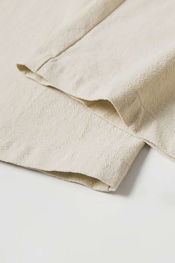 White Cotton High-Waisted Wide-Leg Pants  Fibflx