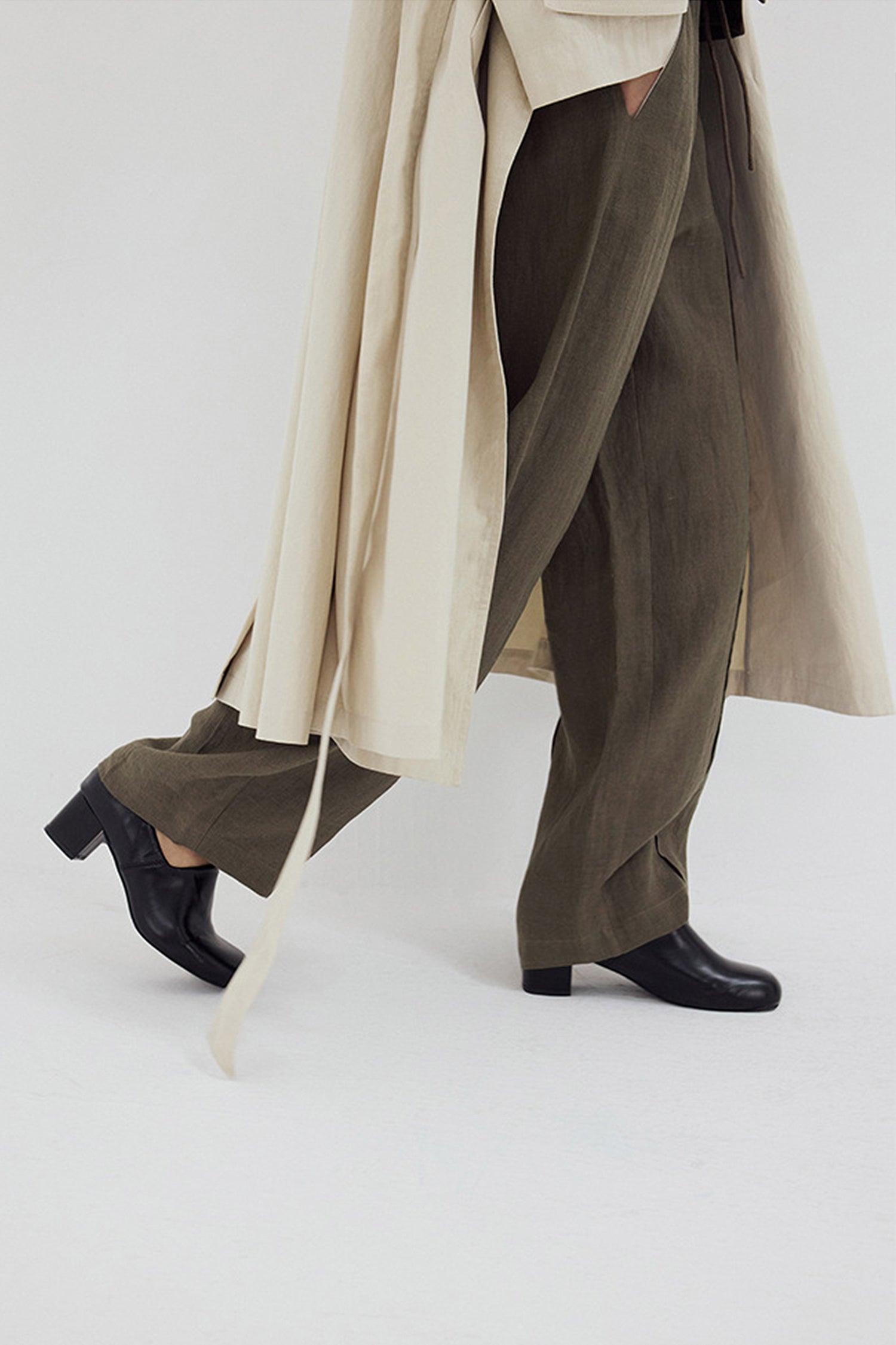 Women's 100% Hemp Wide-Leg Pull-On Pants | Relaxed Fit - Fibflx