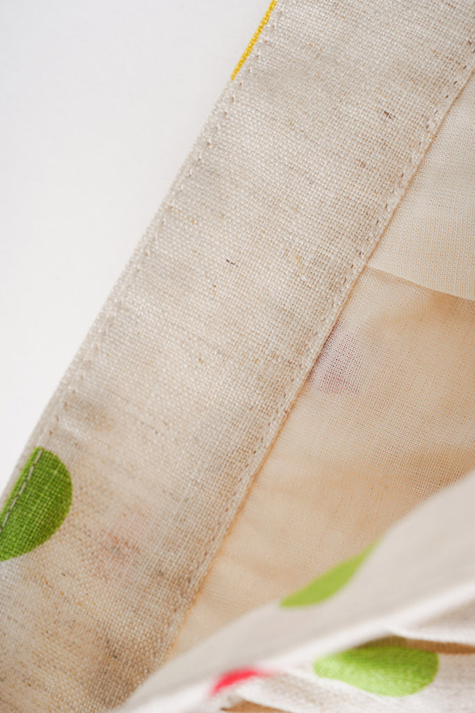 100 Linen Embroidered Polka Dot A-Line Midi Skirt  Fibflx