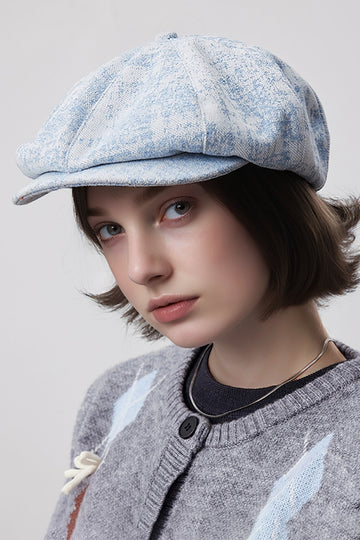 Fibflx Women's 100 Organic Cotton Newsboy Cap