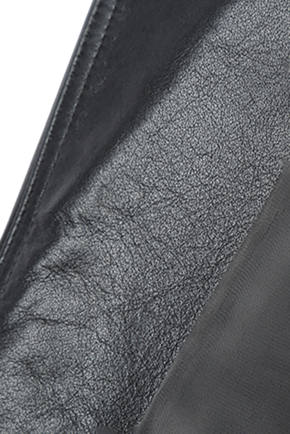 100% Leather Oversized Blazer - Fibflx