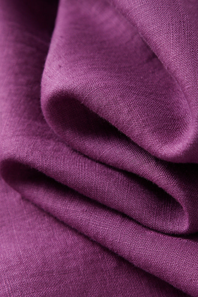 100% Linen Pleated Crop Balloon Pants  Fibflx