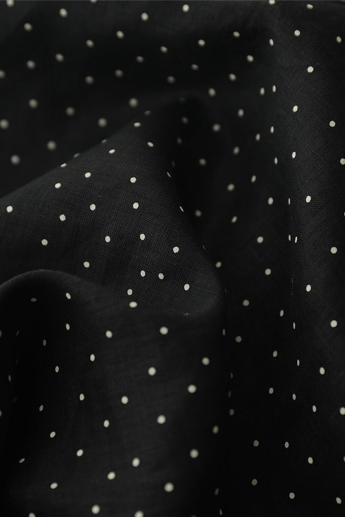 100% Linen Polka Dot Twist-Back Tank Top  Fibflx