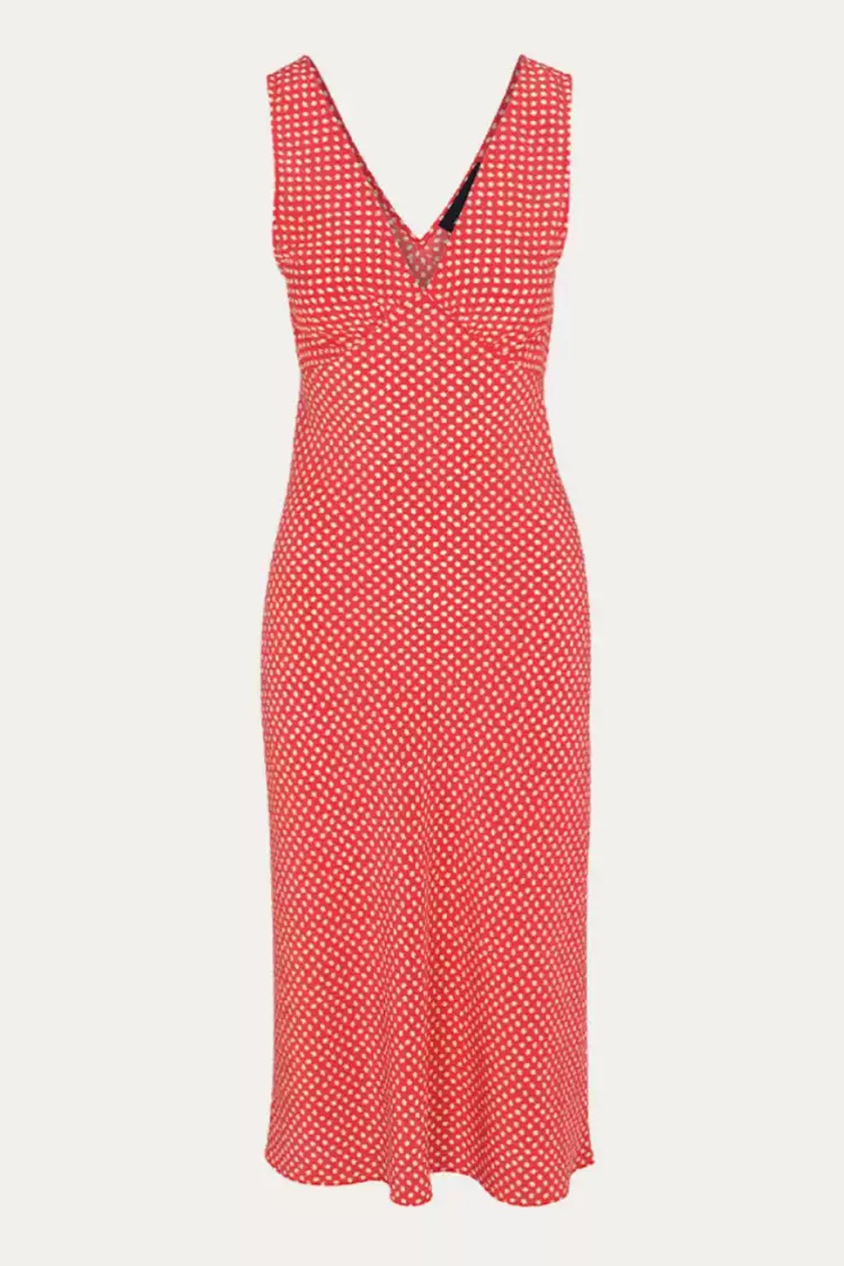 v neck bias cut midi dress Docsun Custom Silk Slip Dress | V-Neck Bias-Cut Spaghetti Strap Midi Dress  22023009