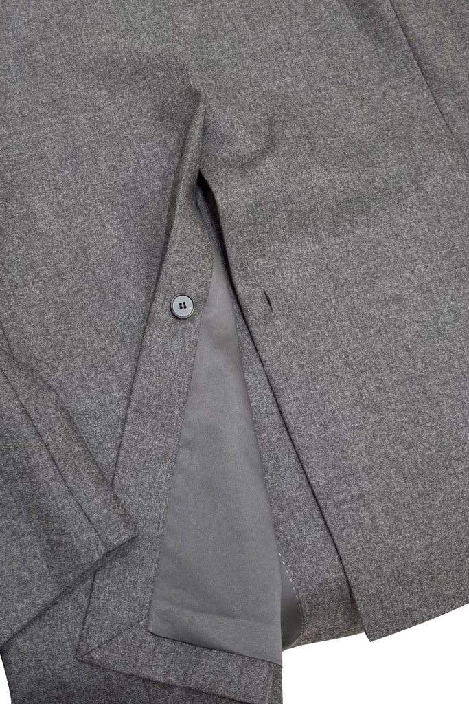 100% Wool Oversized Blazer with Velvet Collar  Fibflx