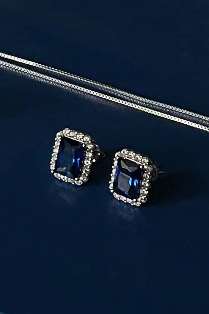 925 Sterling Silver Blue Diamond Adjustable Ring Fibflx