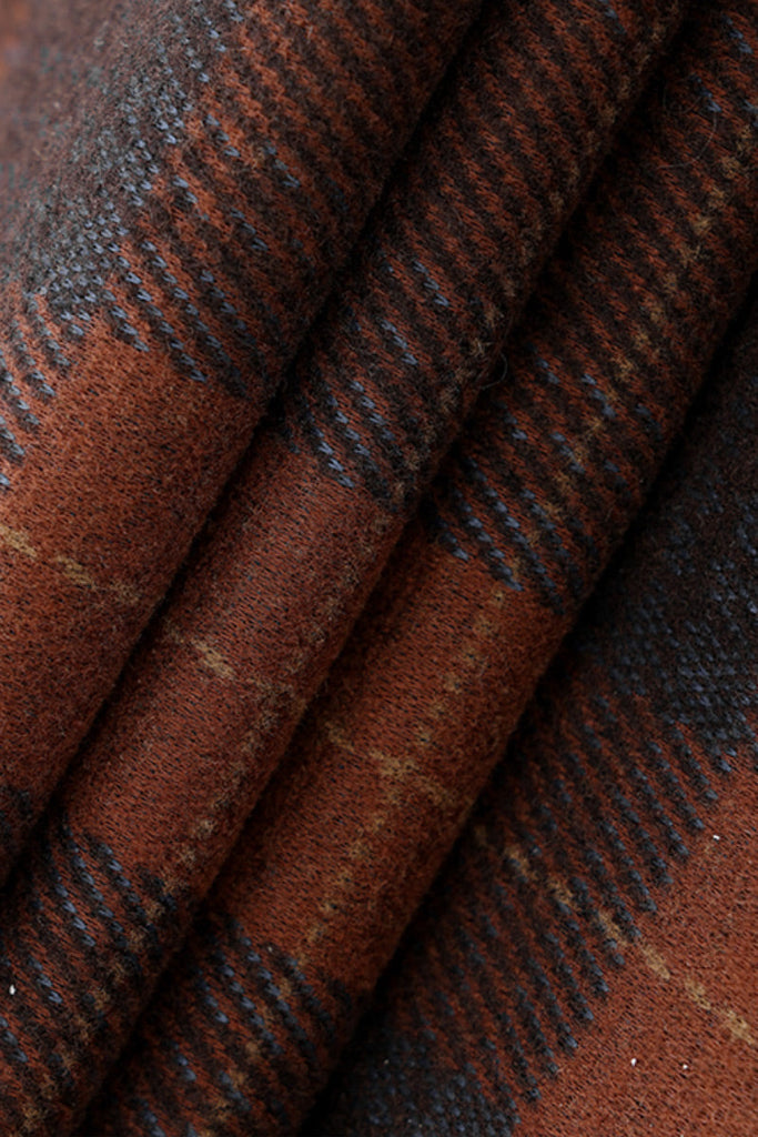 Fibflx Women's Baggy Plaid Patchwork Wide-Leg Drawstring Pants - Fleece & Unlined