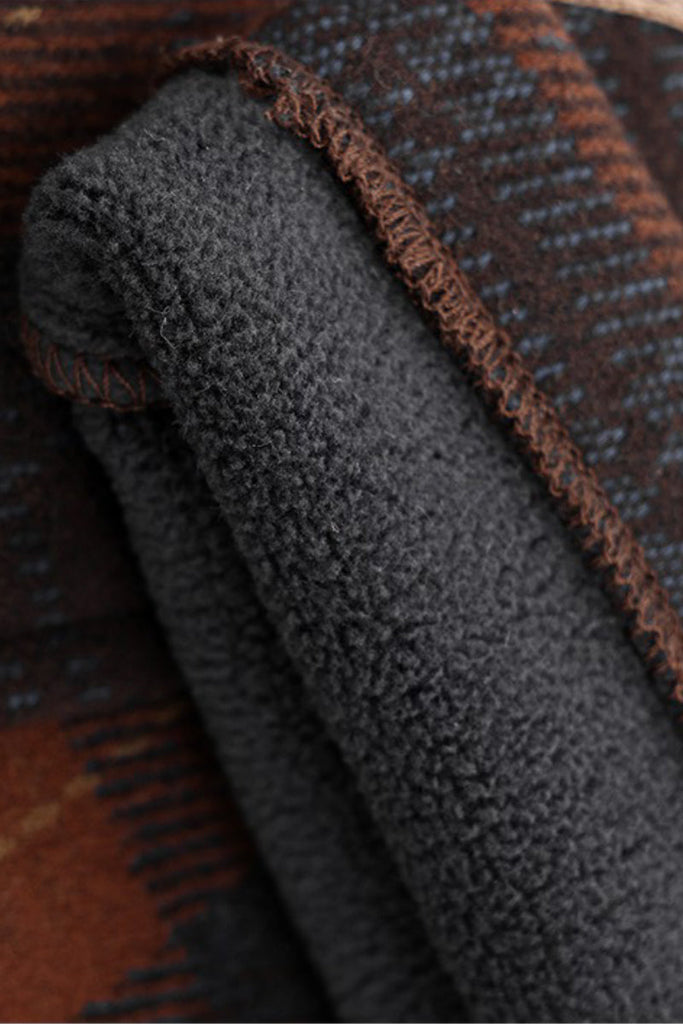 Fibflx Women's Baggy Plaid Patchwork Wide-Leg Drawstring Pants - Fleece & Unlined