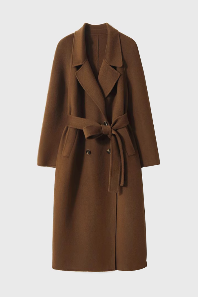 Fibflx Women's Boyfriend Coat in Wool and Cashmere