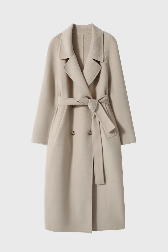 Fibflx Women's Boyfriend Coat in Wool and Cashmere