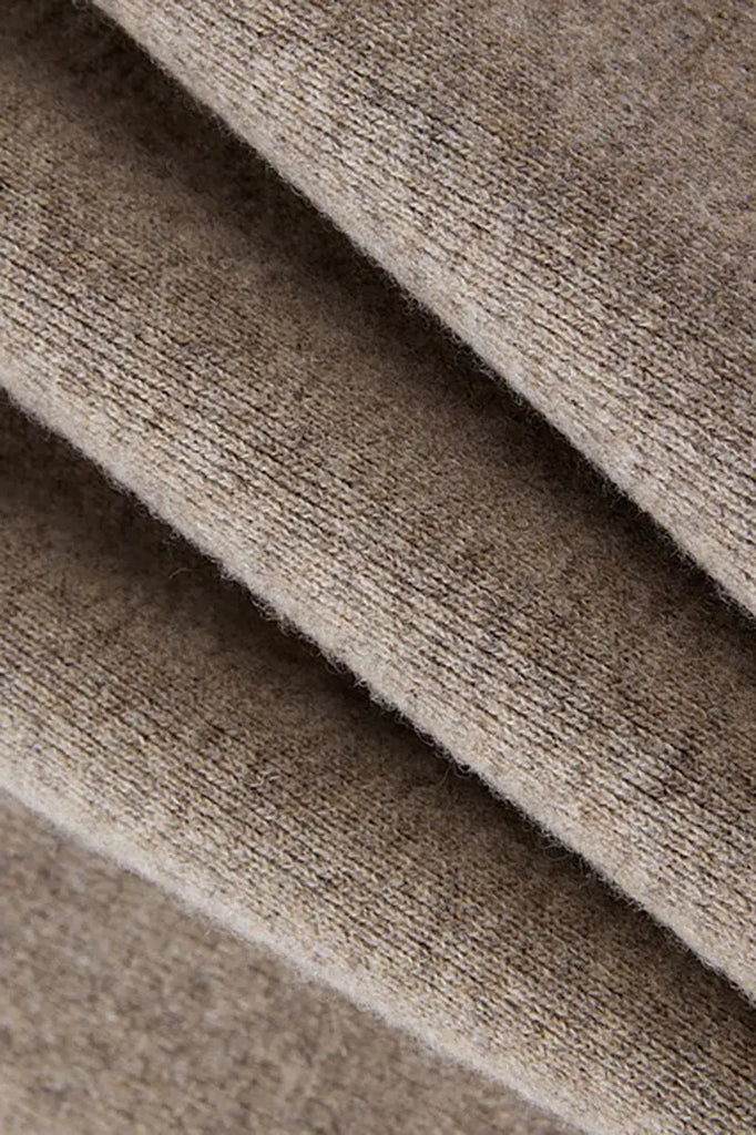 Fibflx Women's Casual High Waist Wide-leg Wool Drawstring Lounge Pants