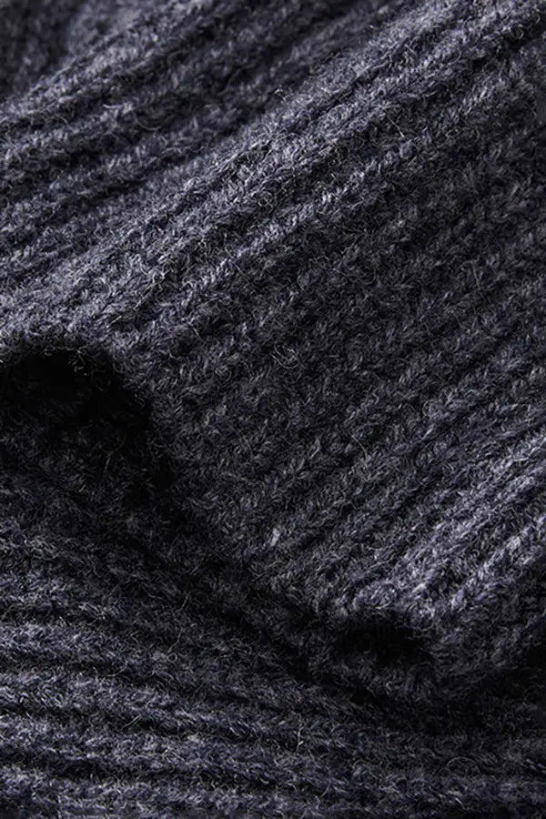 Casual Wool Belted Duster Cardigan Fibflx