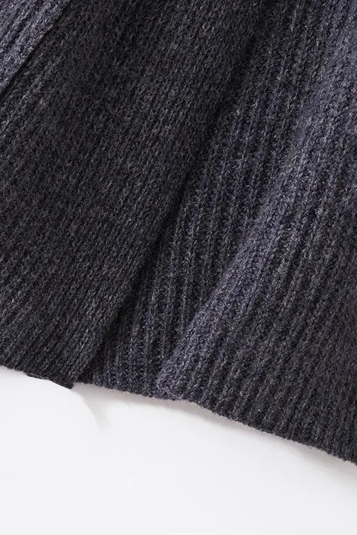 Casual Wool Belted Duster Cardigan Fibflx