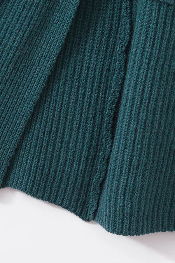 Casual Wool Belted Duster Cardigan Fibflx