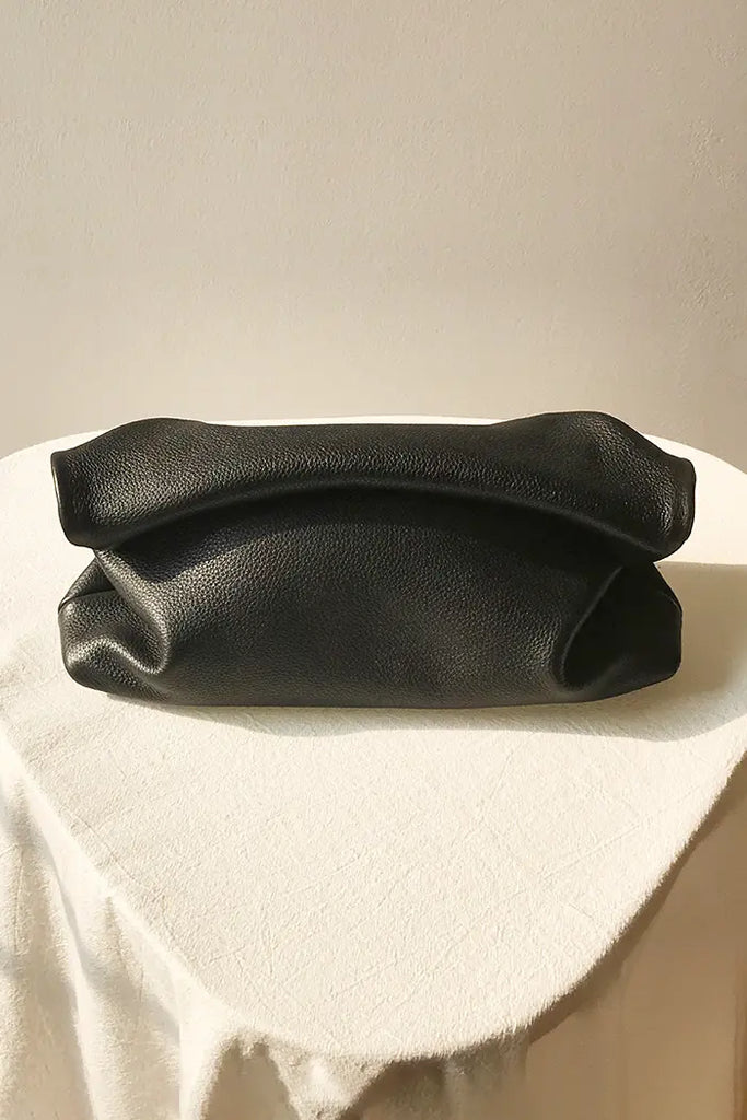 Chic Designer Leather Clutch Bag Fibflx