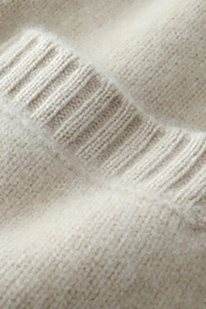 Fibflx Women's Chunky 100 Cashmere V-Neck Cardigan