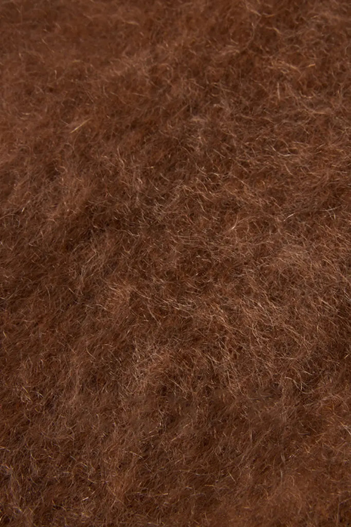 Fibflx Women's Chunky Brushed Cashmere Turtleneck Pullover Sweater