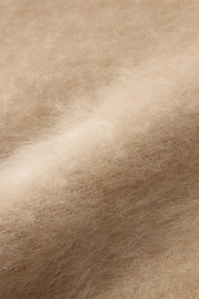 Fibflx Women's Chunky Brushed Cashmere Turtleneck Pullover Sweater