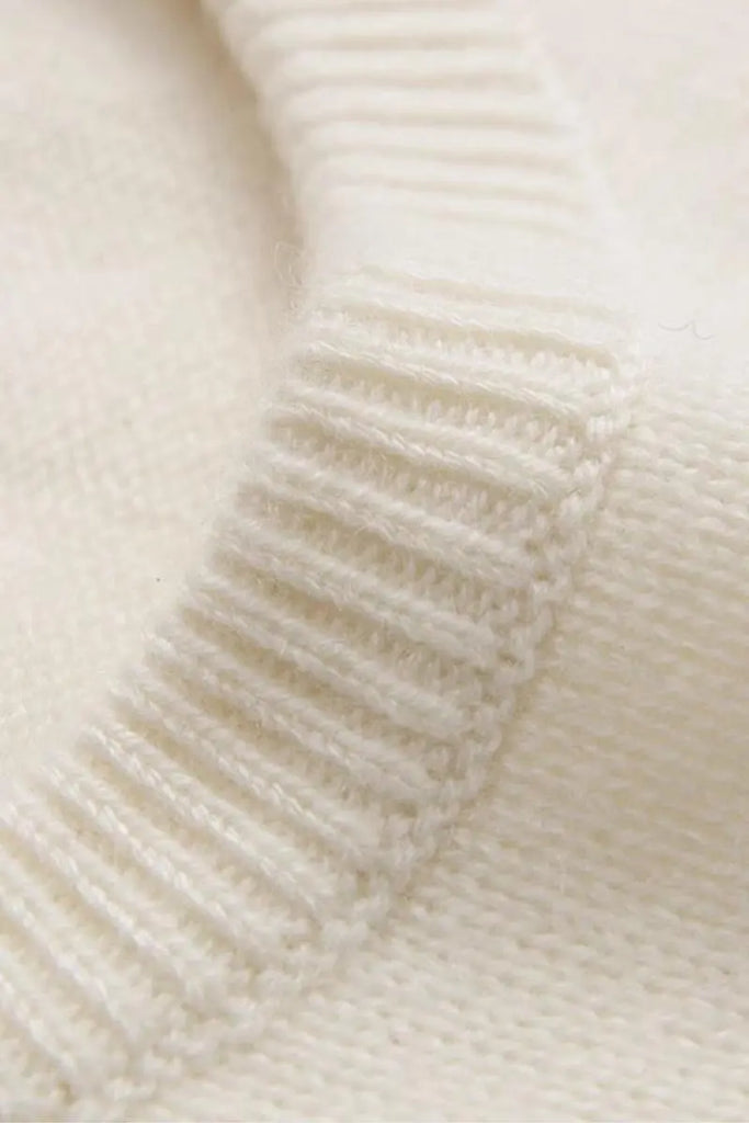 Fibflx Women's Classic Heavyweight 100 Cashmere Crewneck Sweater